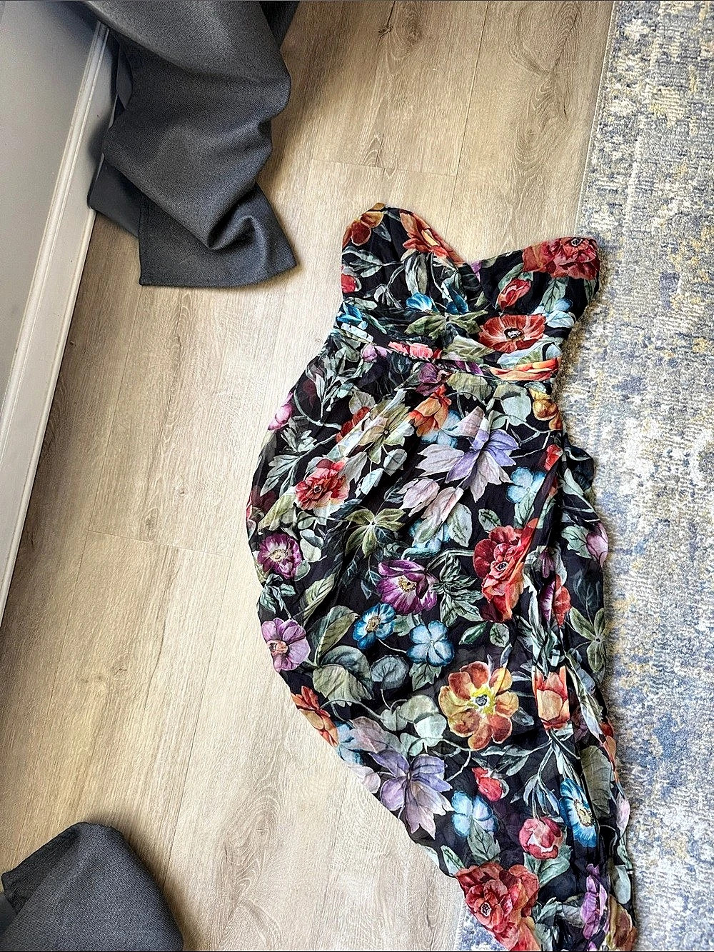 BHLDN Floral Mini Dress Size Medium